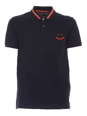 Valentino Garavani Logo plaque cotton polo T-shirt