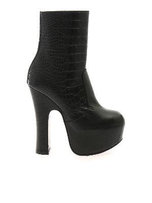 VIVIENNE WESTWOOD: ankle boots - Elevated ankle boots in black