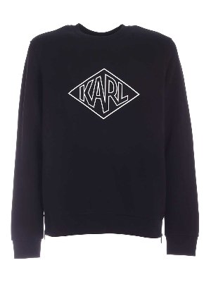 KARL LAGERFELD: Sudaderas y suéteres - Sudadera - Negro