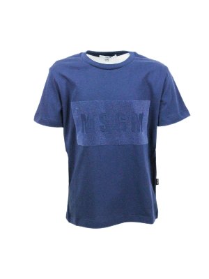 M.S.G.M. KIDS: T-shirts - T-Shirt - Bleu