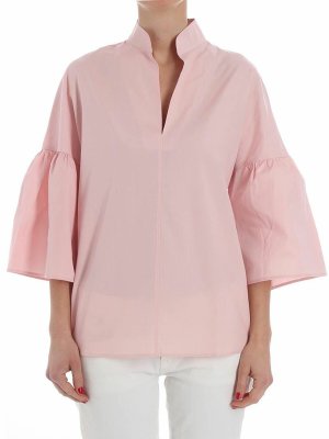 FUZZI: shirts - Pink cotton blouse