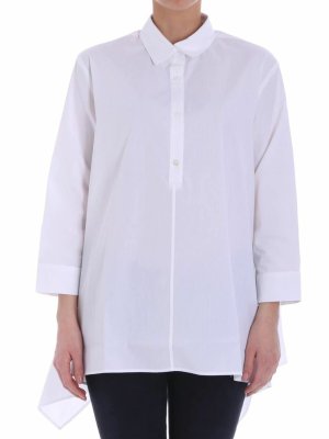 FUZZI: shirts - White oversize blouse