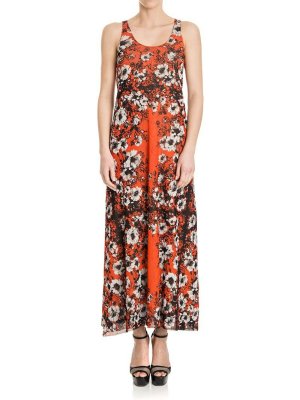 FUZZI: ニーレングスドレス - 膝丈ドレス - オレンジ