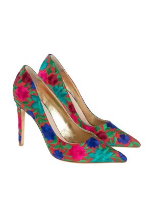 Elisabetta Franchi Golden logo pumps - White - Women