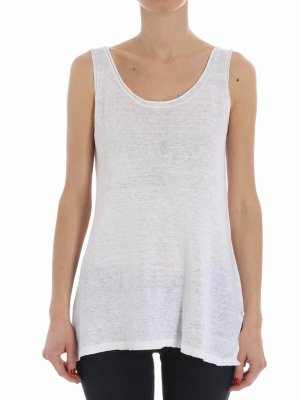 FUZZI: Tops y camisas - Top - Blanco