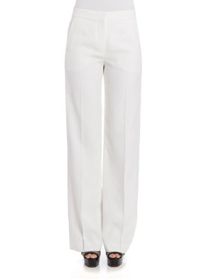 KARL LAGERFELD: Pantalones casual - Pantalón Casual - Blanco