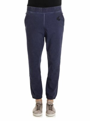 VIVIENNE WESTWOOD ANGLOMANIA: カジュアルトラウザー - カジュアルパンツ - ブルー