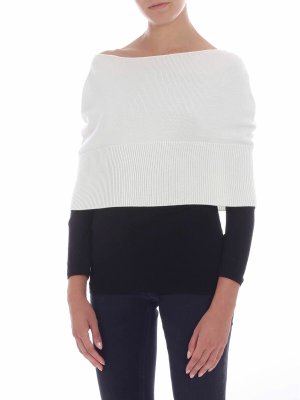 FUZZI: Cuellos altos y polos - Suéter Con Cuello Alto - Blanco