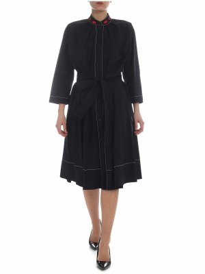 Vivetta: ニーレングスドレス - 膝丈ドレス - 黒