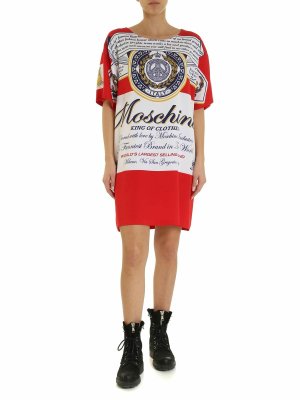 MOSCHINO: Kurze Kleider - Kurzes Kleid - Rot