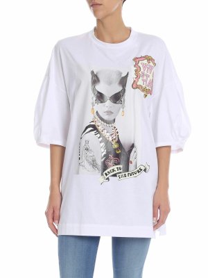 Vivetta: t-shirt - T-shirt Back To The Future bianca