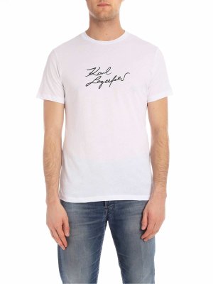 KARL LAGERFELD: Camisetas - Camiseta - Blanco