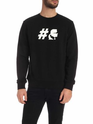 KARL LAGERFELD: Sweatshirts und Pullover - Sweatshirt - Schwarz