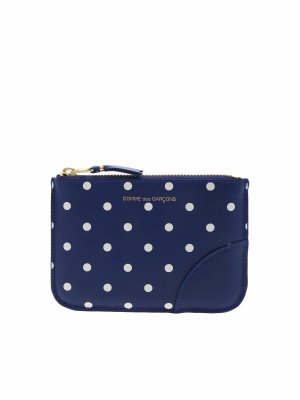COMME DES GARÇONS WALLET: Clutch - Pochette - Bleu