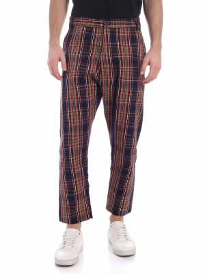 VIVIENNE WESTWOOD: pantaloni casual - Pantalone Oh No Drunken multicolor