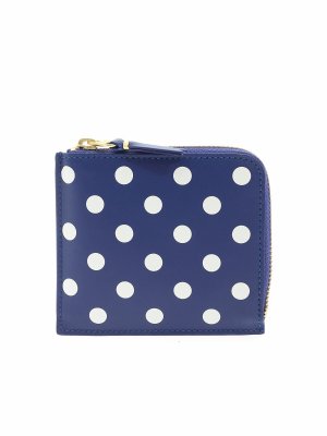 COMME DES GARÇONS WALLET: wallets & purses - Polka Dots wallet in blue