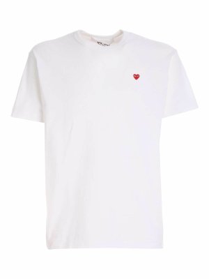Comme des Garçons Play: Camisetas - Camiseta - Blanco