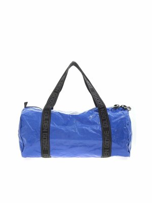 GOLDEN GOOSE: Luggage & Travel bags - Star Gold duffel bag in blue