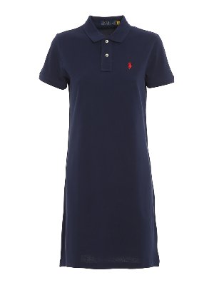 POLO RALPH LAUREN: short dresses - Logo embroidery  dress