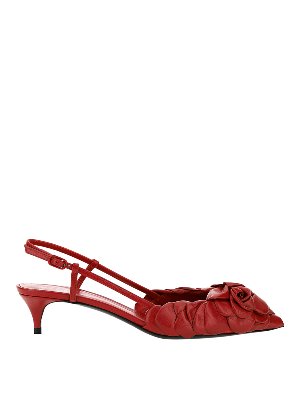 VALENTINO GARAVANI: court shoes - Rose petals sandals