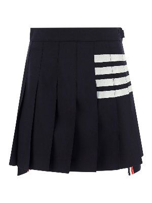Off-White Black and white pleated skirt | OWHL006E19B700771000