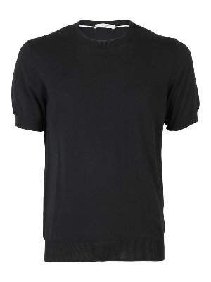 Paolo Pecora: maglia collo rotondo - Pull in filo di cotone