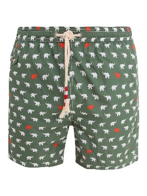MC2 SAINT BARTH: Swim shorts & swimming trunks - Lighting elephant print swim shorts