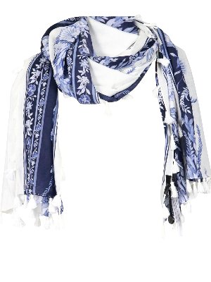 TWINSET: Bufandas y pañuelos - Bufanda - Azul