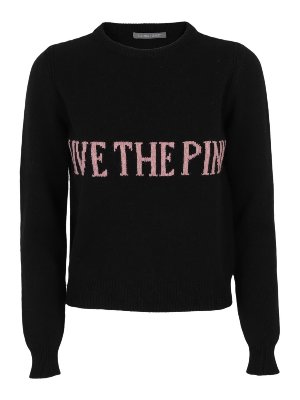 ALBERTA FERRETTI: maglia collo rotondo - Maglione Save The Pink