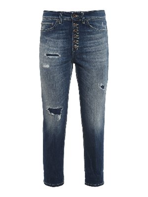 DONDUP: straight leg jeans - Koons Gioiello jeans