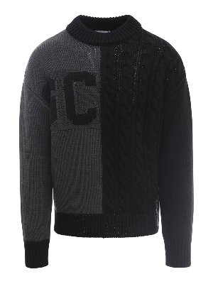 GCDS: crew necks - Two knitting jumper