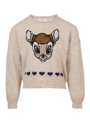 MONNALISA: Pull col rond - Pull Col Rond - Beige