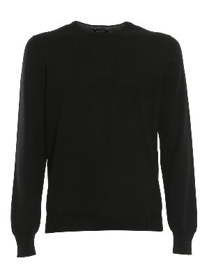 BARBA: crew necks - Pure virgin wool crew neck sweater