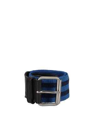 Philosophy di Lorenzo Serafini: belts - Striped elasticated belt