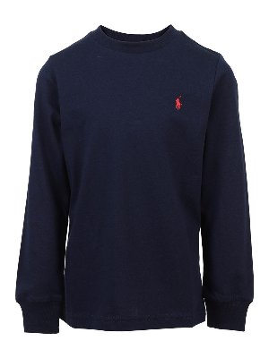 POLO RALPH LAUREN: Sweatshirts und Pullover - T-Shirt - Blau