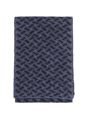 DRUMOHR: scarves - Biscuit patterned cashmere scarf