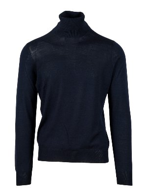 GRAN SASSO: Strickpullover mit Rundhalsausschnitt - Rundhalspullover - Blau