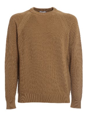 JACOB COHEN: crew necks - Textured wool sweater