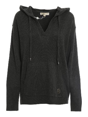 MICHAEL KORS: v necks - Hooded sweater