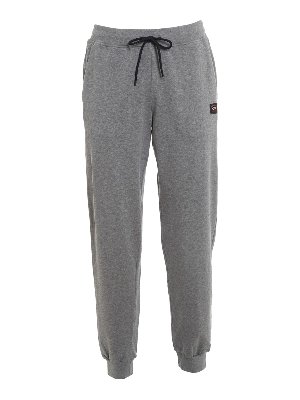 Moncler joggers grey best sale