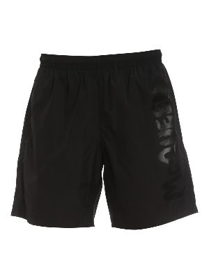 ALEXANDER MCQUEEN: Swim shorts & swimming trunks - Graffiti logo swim shorts