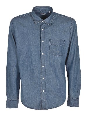 ASPESI: Hemden - Hemd - Jeansblau