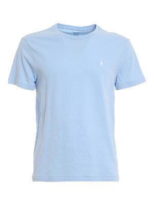 POLO RALPH LAUREN: T-shirts - T-Shirt - Bleu Clair