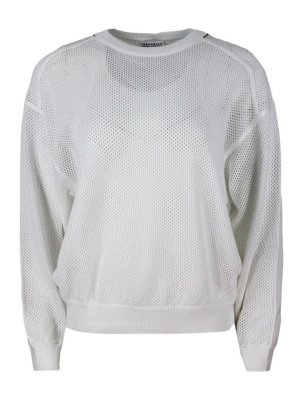 BRUNELLO CUCINELLI: crew necks - Embellished neckline sweater
