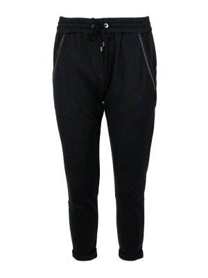 BRUNELLO CUCINELLI: tracksuit bottoms - Embellished pocket joggers