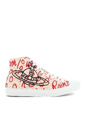 VIVIENNE WESTWOOD: trainers - High top plimsoll