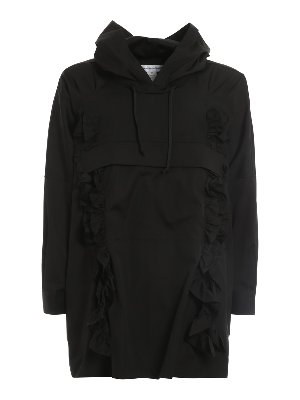 COMME DES GARCONS SHIRT: bluse - Blusa con rouches