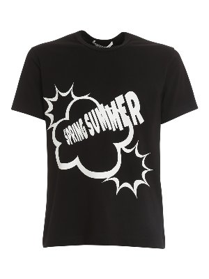 COMME DES GARCONS SHIRT: T-shirts - T-Shirt - Schwarz