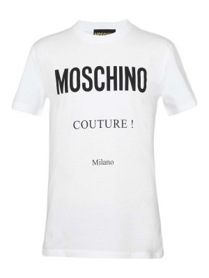 MOSCHINO: Tシャツ - Tシャツ - 白