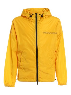 DSQUARED2: giacche casual - Giacca a vento con cappuccio